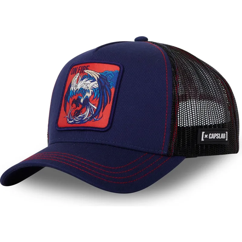 capslab-ph2-beasts-marineblaue-trucker-kappe-fenix-on-fire
