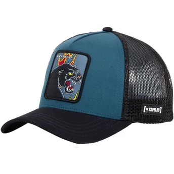 Casquette trucker bleue marine panthère Black Panther PAN Fantastic Beasts Capslab