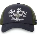 casquette-trucker-grise-et-verte-crew11-von-dutch