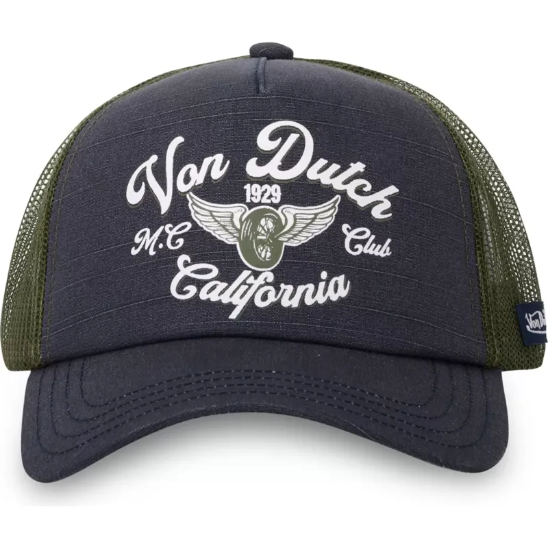 von-dutch-crew11-graue-und-grune-trucker-kappe