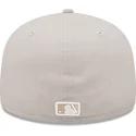 casquette-plate-beige-ajustee-59fifty-league-essential-new-york-yankees-mlb-new-era