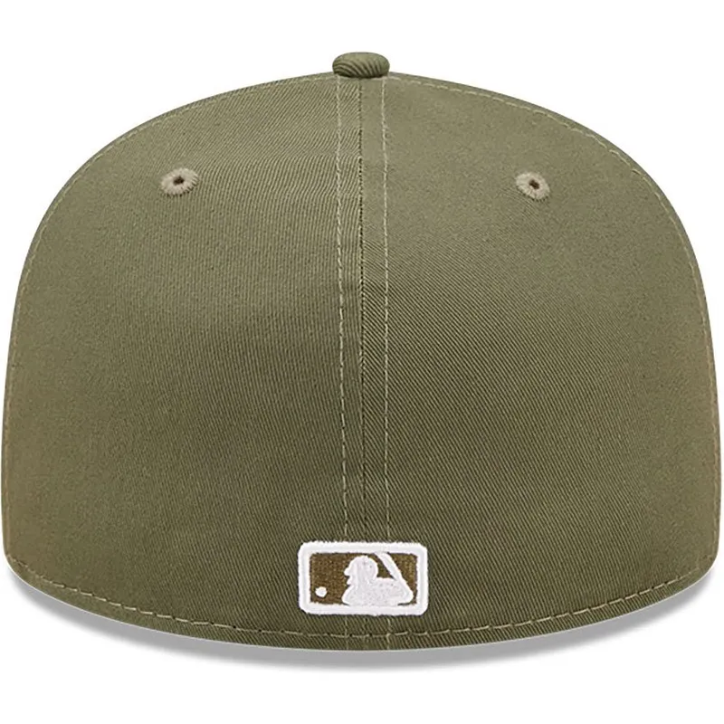 petten-plat-groen-fitted-59fifty-league-essential-van-new-york-yankees-mlb-van-new-era