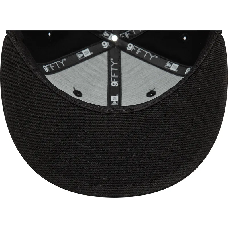petten-plat-zwart-snapback-9fifty-cotton-van-new-era