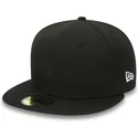 new-era-flat-brim-59fifty-essential-black-fitted-cap