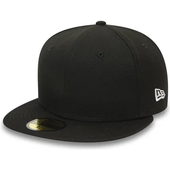 Casquette plate noire ajustée 59FIFTY Essential New Era