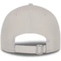 casquette-courbee-beige-ajustable-avec-logo-beige-9forty-league-essential-poly-new-york-yankees-mlb-new-era