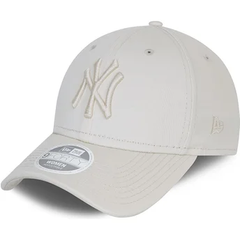 Petten gebogen grijs verstelbare band 9FORTY Tonal van New York Yankees MLB van New Era