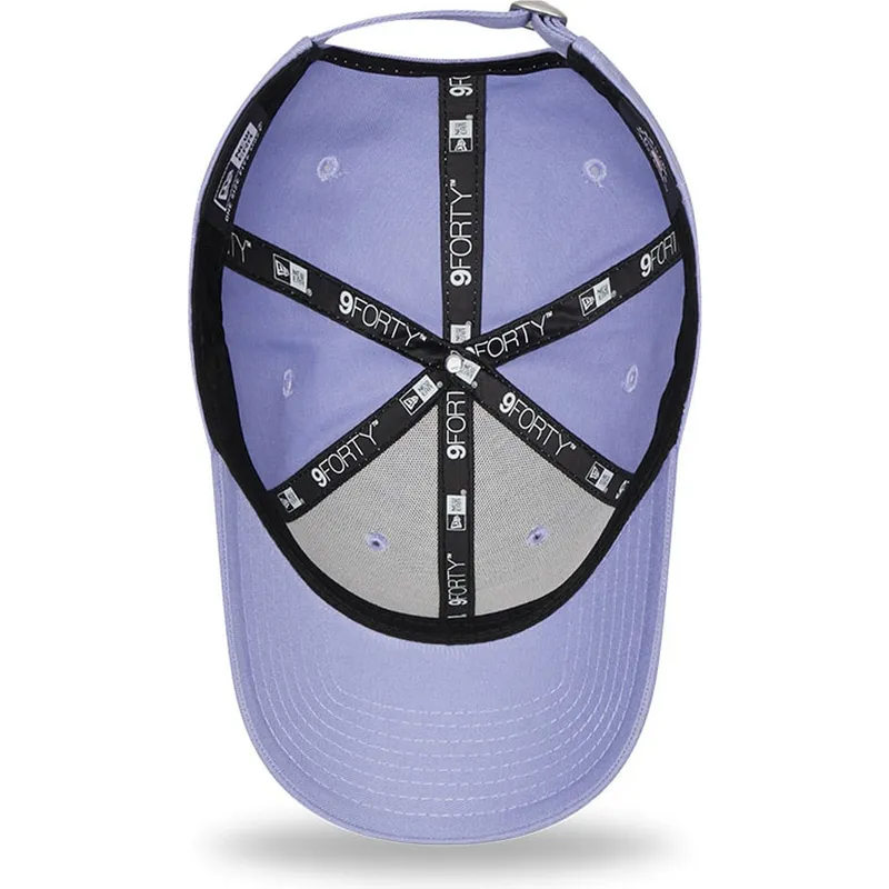 petten-gebogen-paars-verstelbaar-9forty-league-essential-van-new-york-yankees-mlb-van-new-era