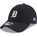 cappellino-curvo-blu-navy-regolabile-9forty-the-league-dei-detroit-tigers-mlb-di-new-era