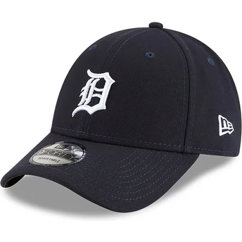 Casquette courbée bleue marine ajustable 9FORTY The League Detroit Tigers MLB New Era