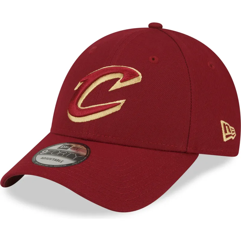 cap-gebogen-red-adjustable-strap-9forty-the-league-van-cleveland-cavaliers-nba-van-new-era