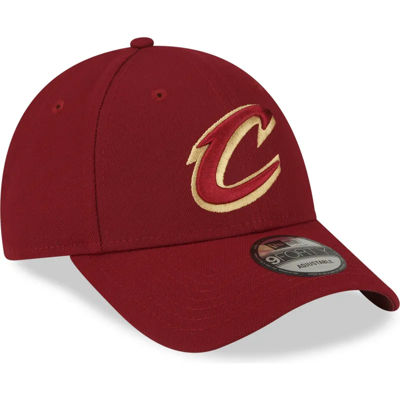 cap-gebogen-red-adjustable-strap-9forty-the-league-van-cleveland-cavaliers-nba-van-new-era