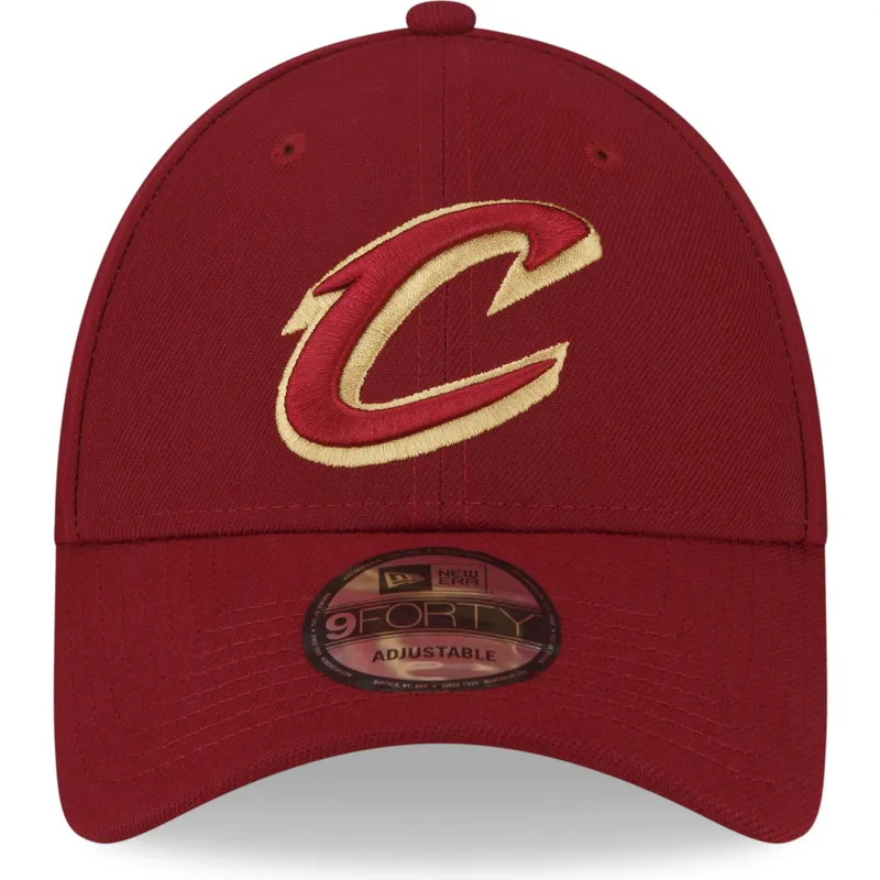 petten-gebogen-rood-verstelbare-band-9forty-the-league-van-cleveland-cavaliers-nba-van-new-era