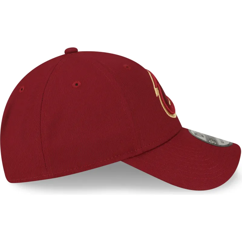 cappellino-visiera-curva-rosso-regolabile-9forty-the-league-di-cleveland-cavaliers-nba-di-new-era