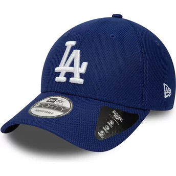 Gorra curva azul ajustable 9FORTY Diamond Era Essential de Los Angeles Dodgers MLB de New Era