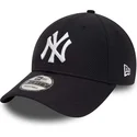 petten-gebogen-marineblauw-verstelbare-band-9forty-diamond-era-essential-van-new-york-yankees-mlb-van-new-era