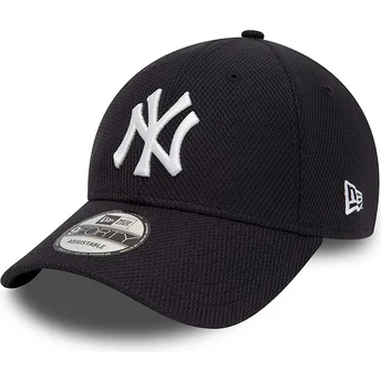 Casquette courbée bleue marine ajustable 9FORTY Diamond Era Essential New York Yankees MLB New Era