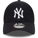petten-gebogen-marineblauw-verstelbare-band-9forty-diamond-era-essential-van-new-york-yankees-mlb-van-new-era