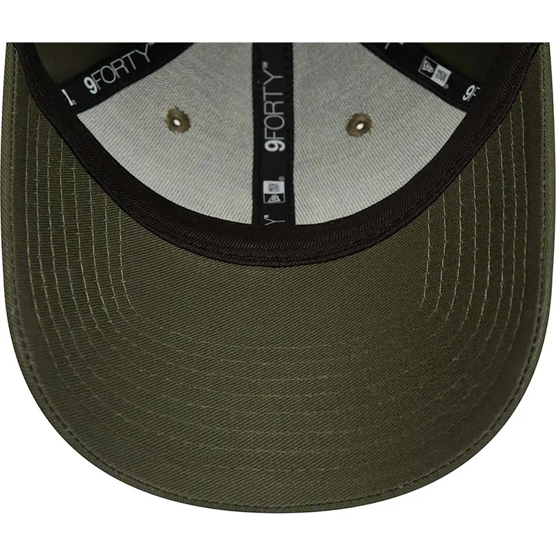 petten-gebogen-groen-verstelbare-band-9forty-league-essential-van-new-york-yankees-mlb-van-new-era