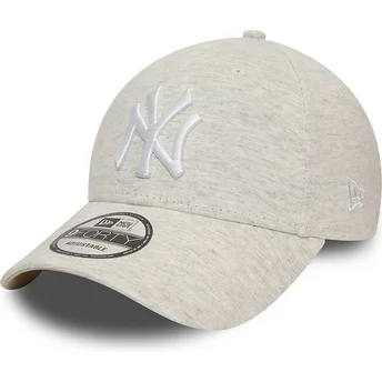 Casquette courbée beige ajustable 9FORTY Pull Essential New York Yankees MLB New Era