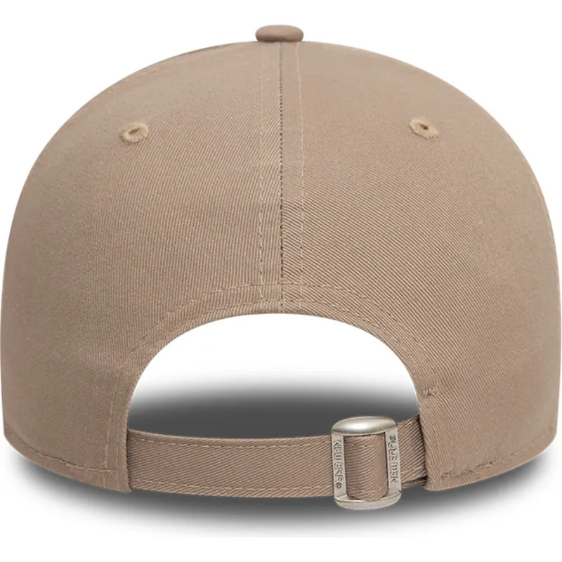 petten-gebogen-bruin-verstelbaar-9forty-league-essential-van-new-york-yankees-mlb-van-new-era