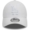 petten-gebogen-wit-verstelbaar-9forty-league-essential-van-los-angeles-dodgers-mlb-van-new-era