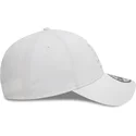 hvid-justerbar-curved-cap-med-hvidt-logo-9forty-league-essential-fra-los-angeles-dodgers-mlb-fra-new-era