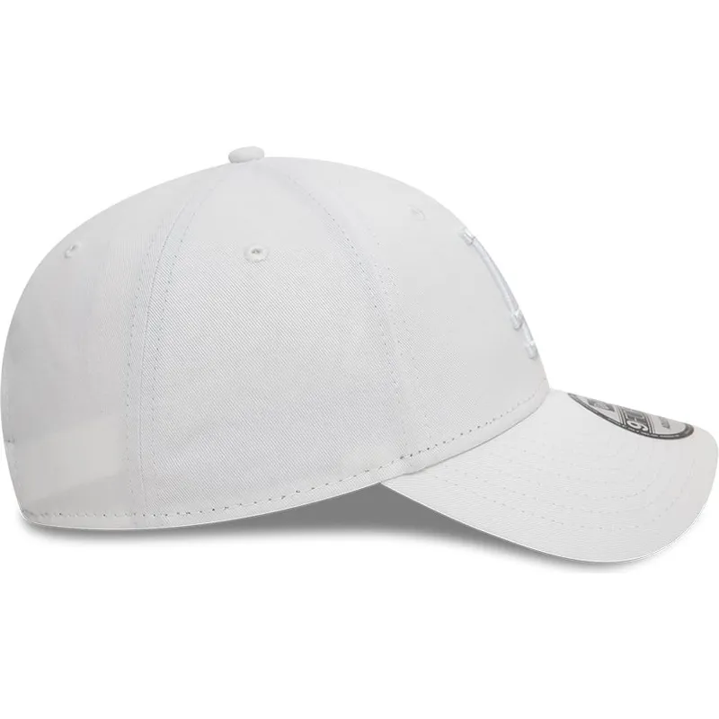 petten-gebogen-wit-verstelbaar-9forty-league-essential-van-los-angeles-dodgers-mlb-van-new-era