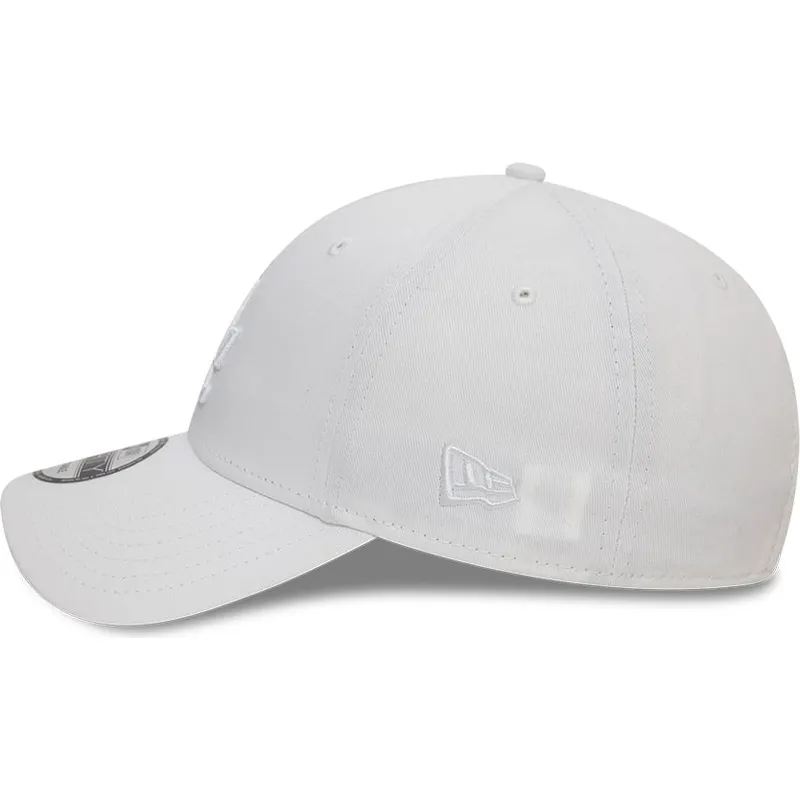 petten-gebogen-wit-verstelbare-band-9forty-league-essential-van-los-angeles-dodgers-mlb-van-new-era