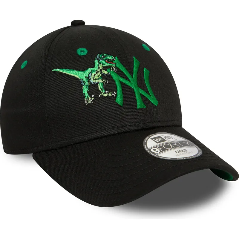 petten-gebogen-zwart-verstelbaar-voor-kinderen-9forty-graphic-van-new-york-yankees-mlb-van-new-era