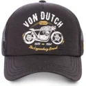 casquette-trucker-noire-crew9-von-dutch