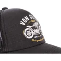 casquette-trucker-noire-crew9-von-dutch