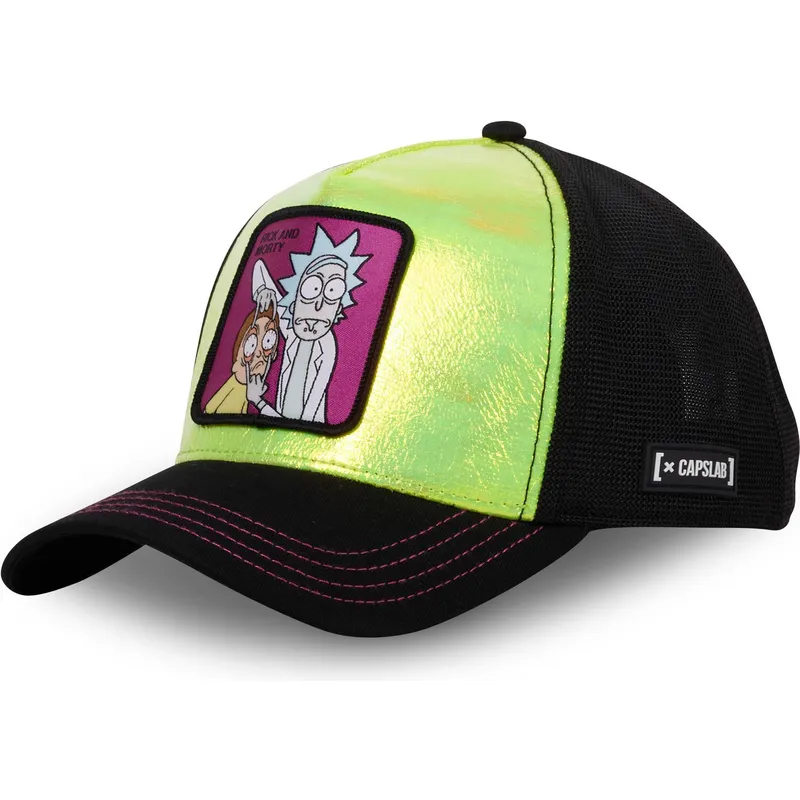 casquette-trucker-verte-et-noire-rick-et-morty-ope-capslab