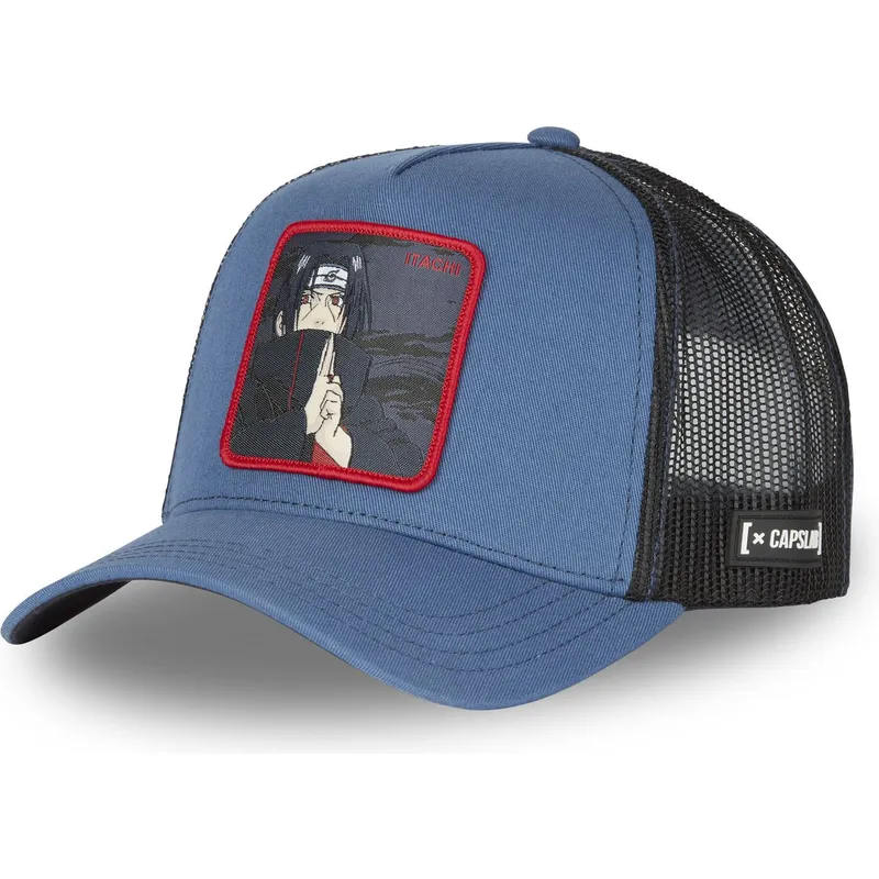 capslab-itachi-igb-naruto-marineblaue-und-schwarze-trucker-kappe
