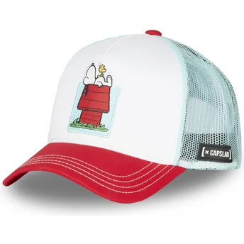 Casquette trucker multicolore Snoopy et Woodstock HOU CT Peanuts Capslab