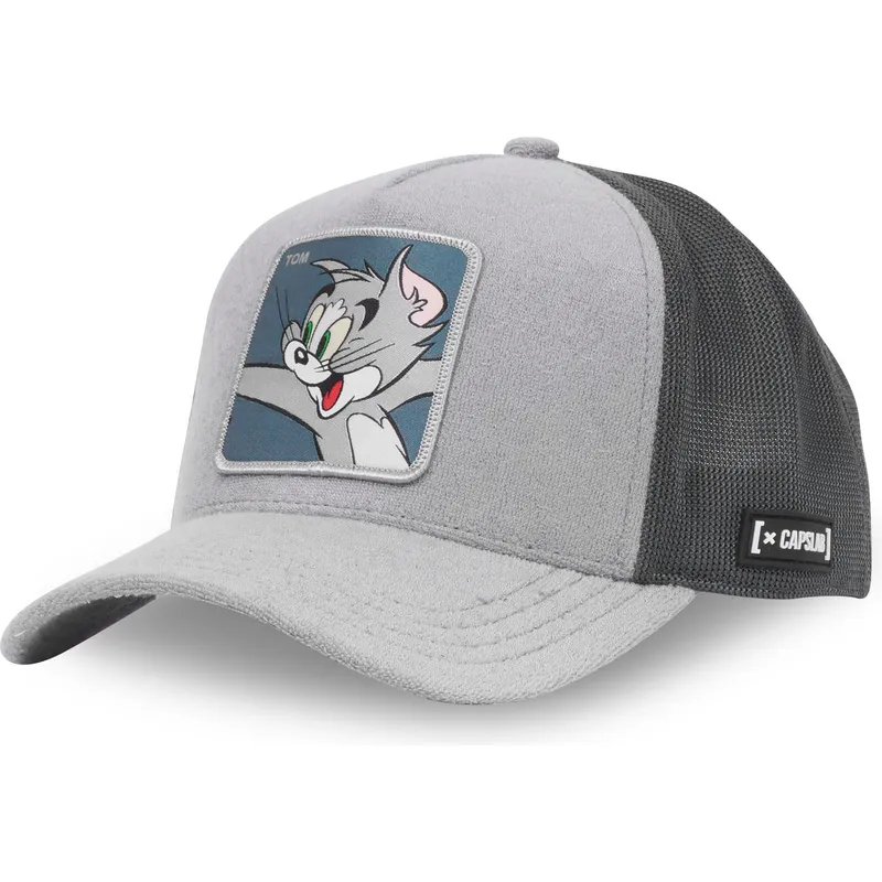 casquette-trucker-grise-tom-gat-looney-tunes-capslab