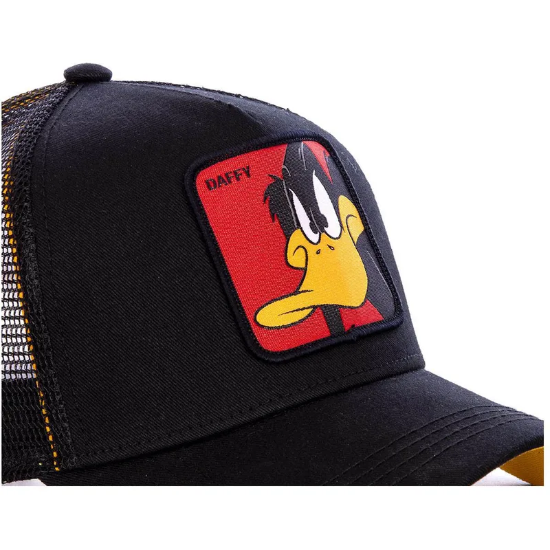 czapka-trucker-czarna-dla-chlopca-kaczor-daffy-kiddaf1-looney-tunes-od-capslab
