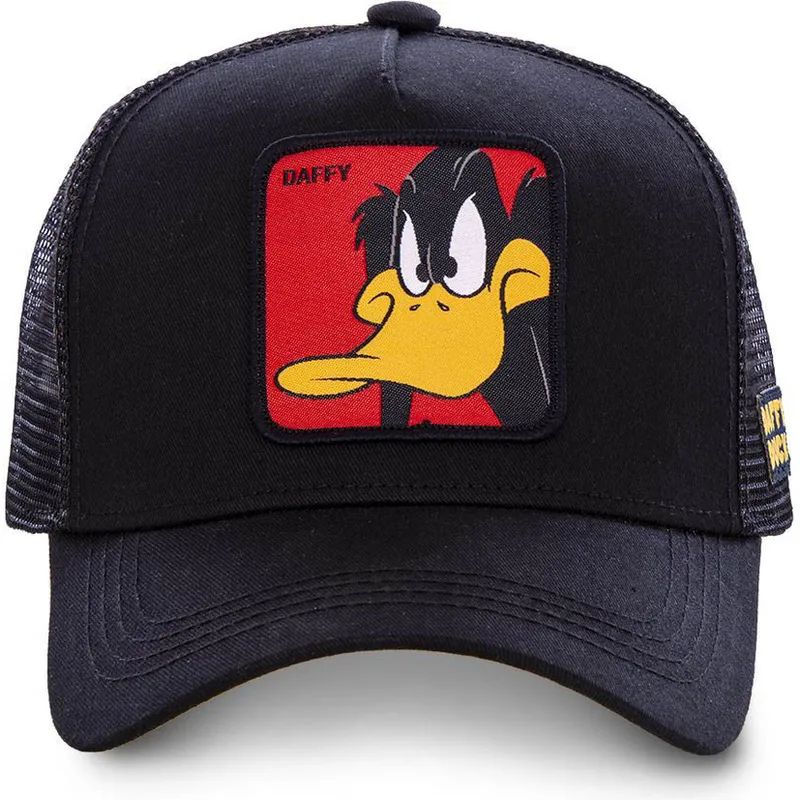 czapka-trucker-czarna-dla-chlopca-kaczor-daffy-kiddaf1-looney-tunes-od-capslab