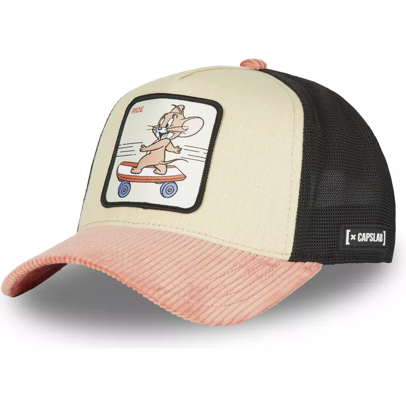 capslab-jerry-ride-rid-looney-tunes-multicolor-trucker-hat