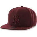 petten-plat-rood-snapback-van-new-york-yankees-mlb-van-47-brand