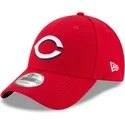 petten-gebogen-rood-verstelbare-band-9forty-the-league-van-cincinnati-reds-mlb-van-new-era