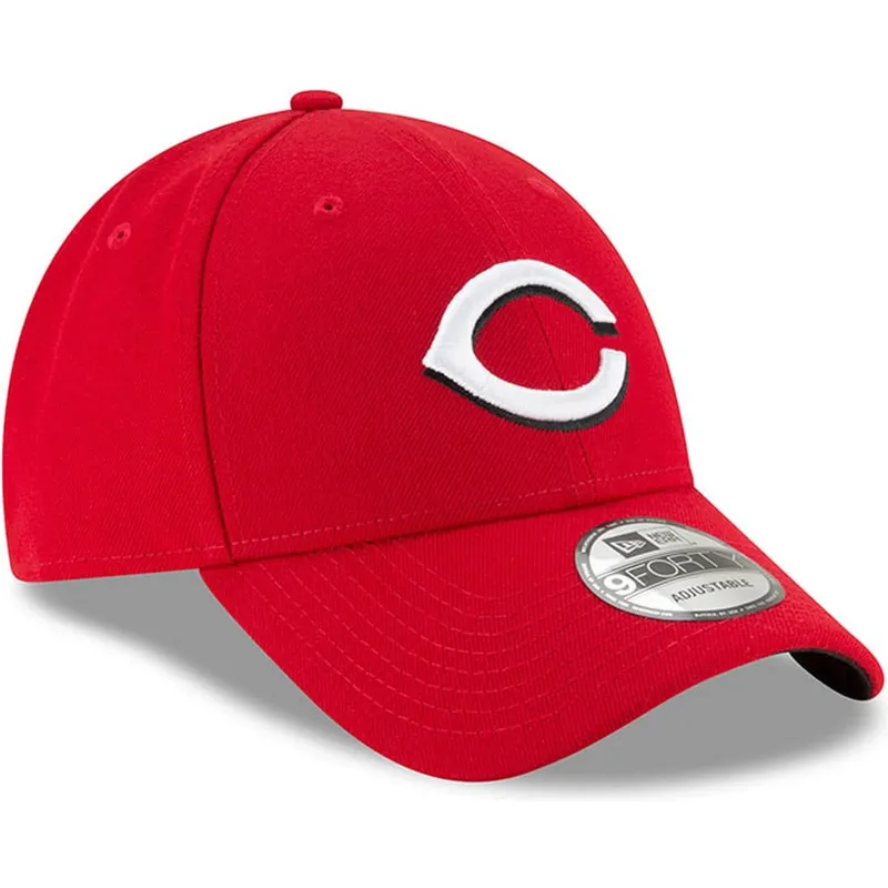 petten-gebogen-rood-verstelbare-band-9forty-the-league-van-cincinnati-reds-mlb-van-new-era