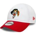 casquette-courbee-blanche-et-rouge-ajustable-pour-enfant-wonder-woman-dc-comics-hero-new-era