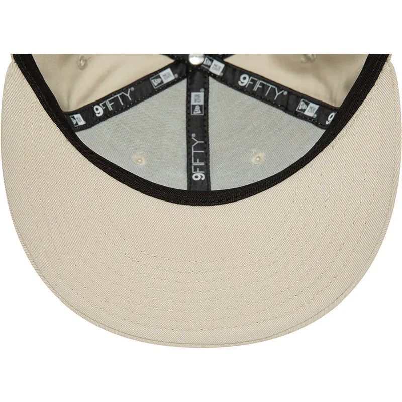 petten-plat-beige-snapback-9fifty-league-essential-van-new-york-yankees-mlb-van-new-era