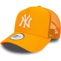 gorra-trucker-naranja-a-frame-league-essential-de-new-york-yankees-mlb-de-new-era