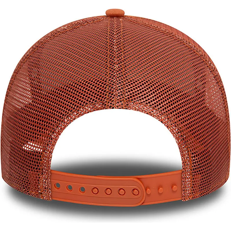 petten-gebogen-bruin-snapback-a-frame-league-essential-van-los-angeles-dodgers-mlb-van-new-era