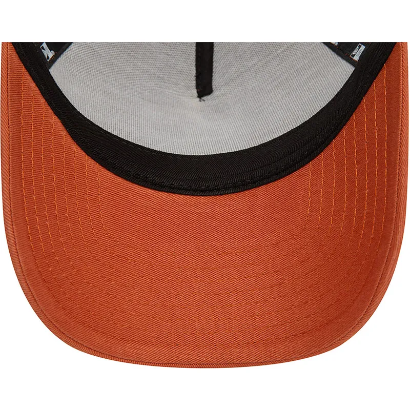 petten-gebogen-bruin-snapback-a-frame-league-essential-van-los-angeles-dodgers-mlb-van-new-era