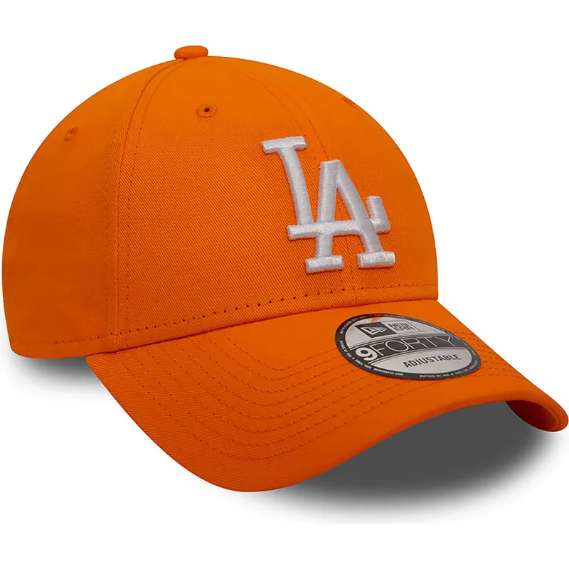 petten-gebogen-oranje-verstelbaar-9forty-league-essential-van-los-angeles-dodgers-mlb-van-new-era petten-gebogen-oranje-verstelbaar-9forty-league-essential-van-los-angeles-dodgers-mlb-van-new-era