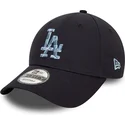 casquette-courbee-bleue-marine-ajustable-9forty-animal-infill-los-angeles-dodgers-mlb-new-era