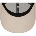 casquette-courbee-beige-ajustable-9forty-repreve-basketball-pizza-new-era